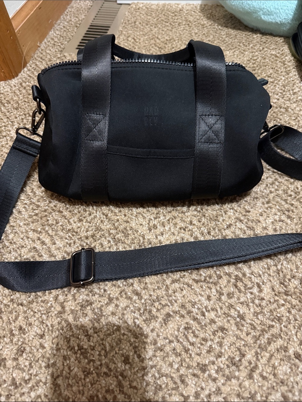 Rad Rev Black Neoprene Barrel Bag